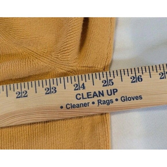 St. Johns Bay Long Sleeve Cotton Sweater Womens 2X Plus Lace Up V-neck - Picture 5 of 6